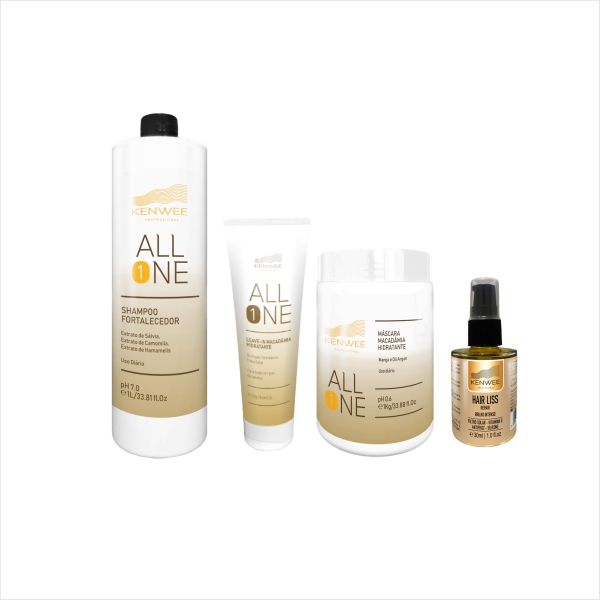 Kit All One Macadâmia Kenwee Profissional