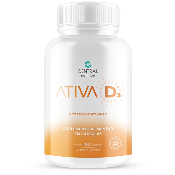 ATIVA D3 - 60 Cápsulas Gastrorresistentes