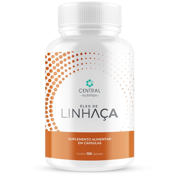 ÓLEO DE LINHAÇA - 120 cápsulas de 1450 mg